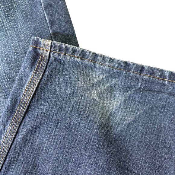 Carhartt Mens Relaxed Fit Jeans Size 40x32 Durable Denim Blue Workwear - Picture 3 of 7